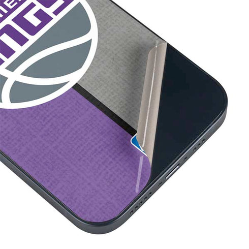 NBA Sacramento Kings Split Canvas iPhone 13 Skin