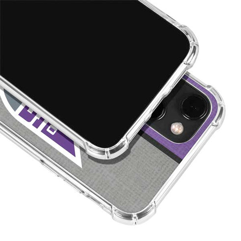 NBA Sacramento Kings Split Canvas iPhone 14 Clear Case