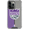 NBA Sacramento Kings Split Canvas iPhone 14 Pro Clear Case