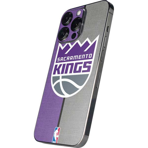 NBA Sacramento Kings Split Canvas iPhone 14 Pro Max Skin