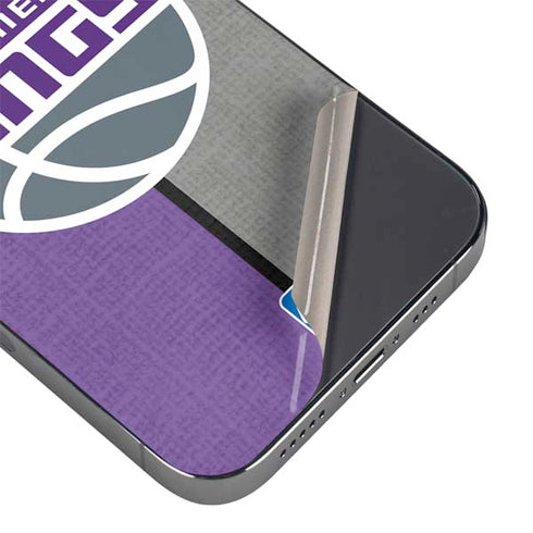 NBA Sacramento Kings Split Canvas iPhone 14 Pro Max Skin