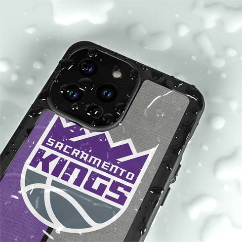 NBA Sacramento Kings Split Canvas iPhone 14 Pro Max Waterproof Case
