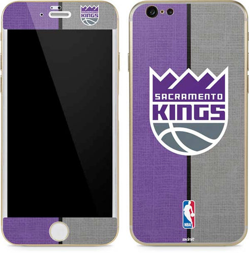 NBA Sacramento Kings Split Canvas iPhone 6/6s Skin