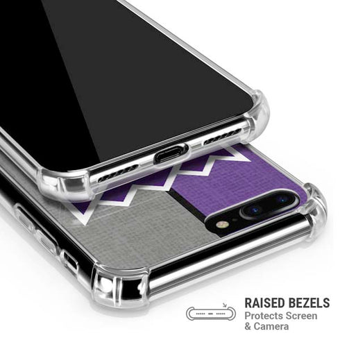 NBA Sacramento Kings Split Canvas iPhone 7/8 Plus Clear Case