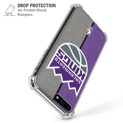 NBA Sacramento Kings Split Canvas iPhone 7/8 Plus Clear Case