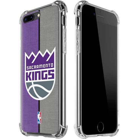 NBA Sacramento Kings Split Canvas iPhone 7/8 Plus Clear Case