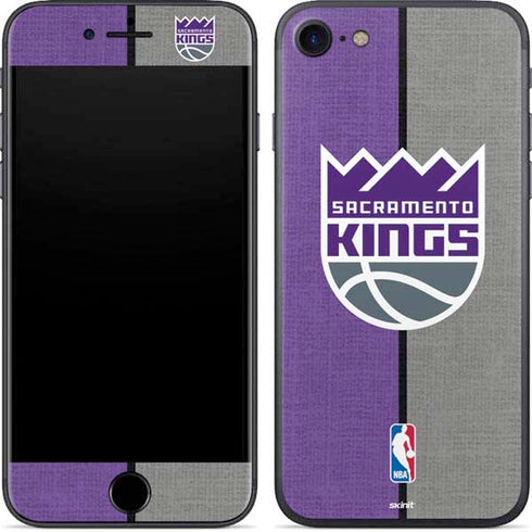 NBA Sacramento Kings Split Canvas iPhone 8 Skin