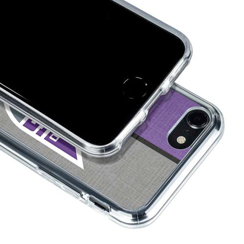 NBA Sacramento Kings Split Canvas iPhone SE (2nd & 3rd Gen) Clear Case