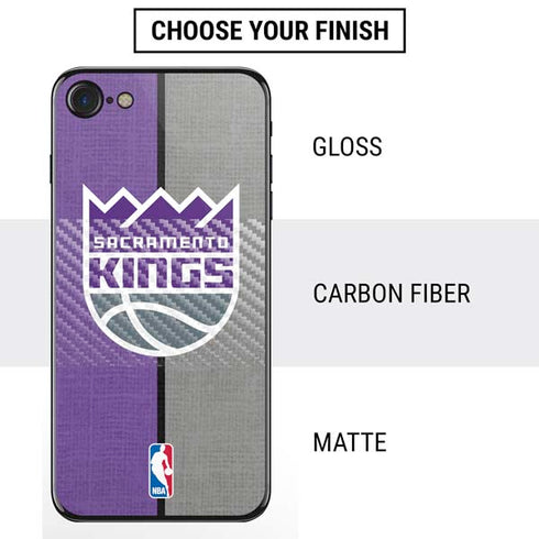 NBA Sacramento Kings Split Canvas iPhone SE (2nd & 3rd Gen) Skin