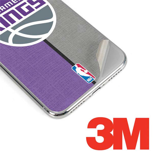 NBA Sacramento Kings Split Canvas iPhone X Skin