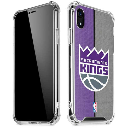 NBA Sacramento Kings Split Canvas iPhone XR Clear Case