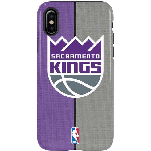 NBA Sacramento Kings Split Canvas iPhone XS Pro Case