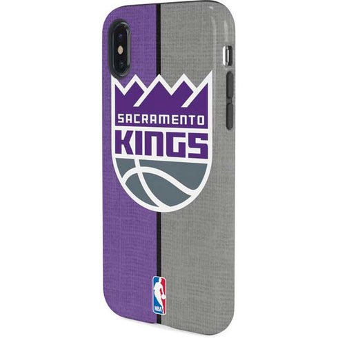 NBA Sacramento Kings Split Canvas iPhone XS Pro Case