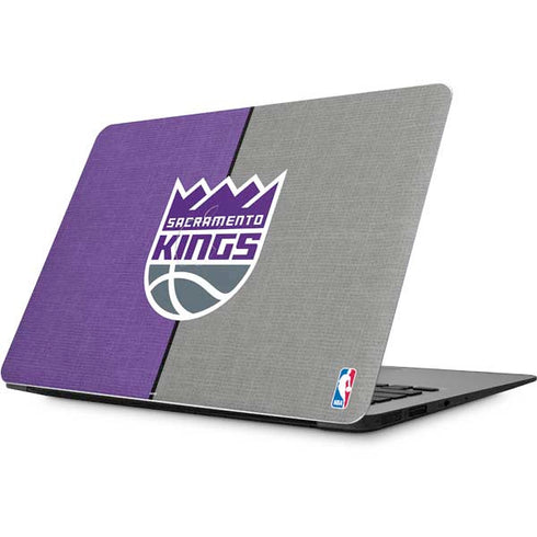 NBA Sacramento Kings Split Canvas Apple MacBook Skin