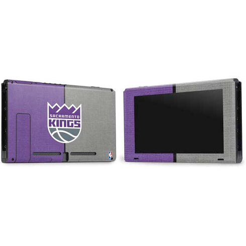 NBA Sacramento Kings Split Canvas Nintendo Switch Bundle Skin