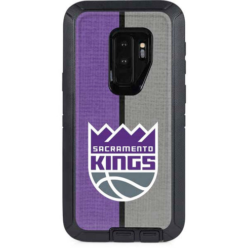 NBA Sacramento Kings Split Canvas Otterbox Defender Galaxy Skin