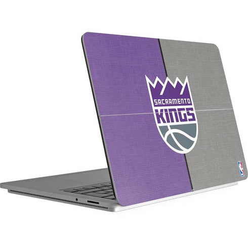 NBA Sacramento Kings Split Canvas Surface Laptop Studio Skin