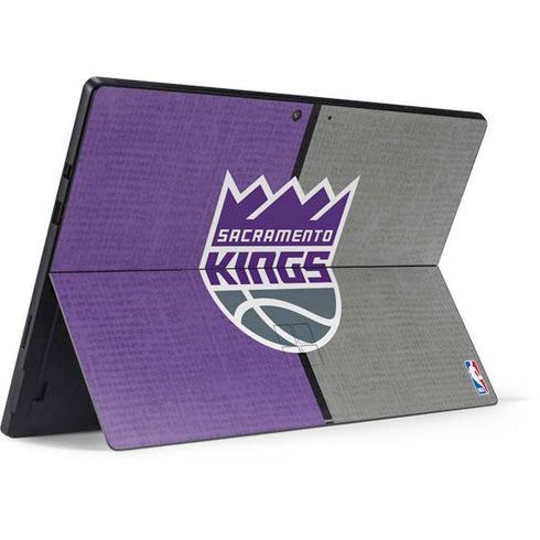 NBA Sacramento Kings Split Canvas Surface Pro 7 Skin