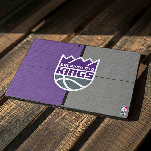 NBA Sacramento Kings Split Canvas Surface Pro 7 Skin