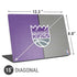 NBA Sacramento Kings Split Canvas Universal Laptop 15in (12.2 x 8.8in) Skin