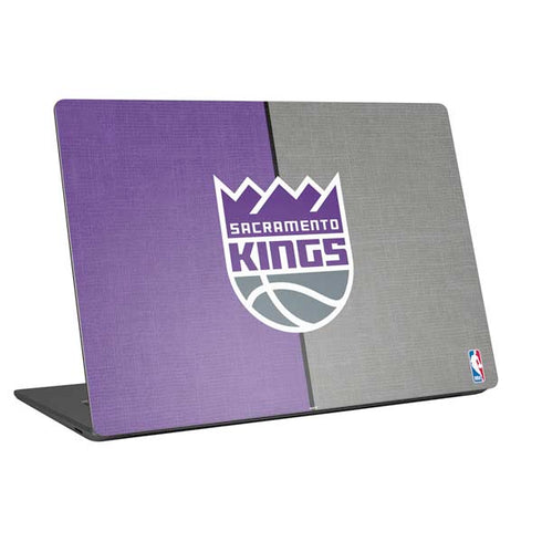 NBA Sacramento Kings Split Canvas Universal Laptop 18in (14.6 x 10.6in) Skin