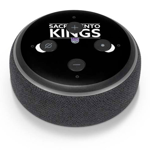 NBA Sacramento Kings Standard - Black Amazon Echo Dot Skin