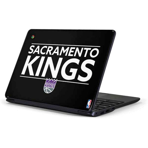 NBA Sacramento Kings Standard - Black Samsung Chromebook Skin