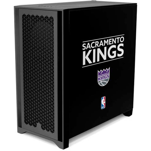 NBA Sacramento Kings Standard - Black Corsair 4000D Tempered Glass Mid-Tower ATX Case Skin