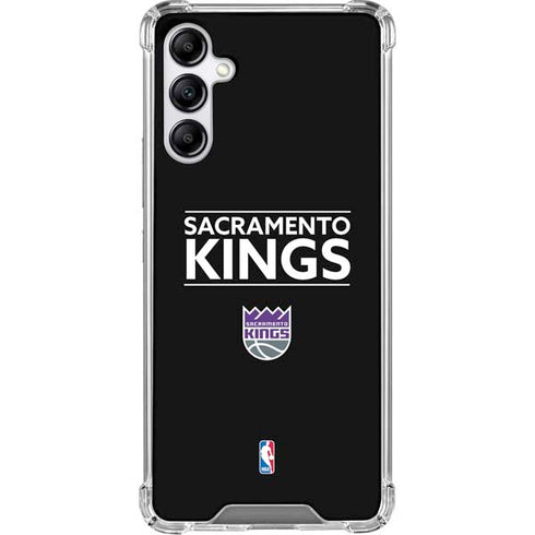 NBA Sacramento Kings Standard - Black Galaxy A15 5G Clear Case