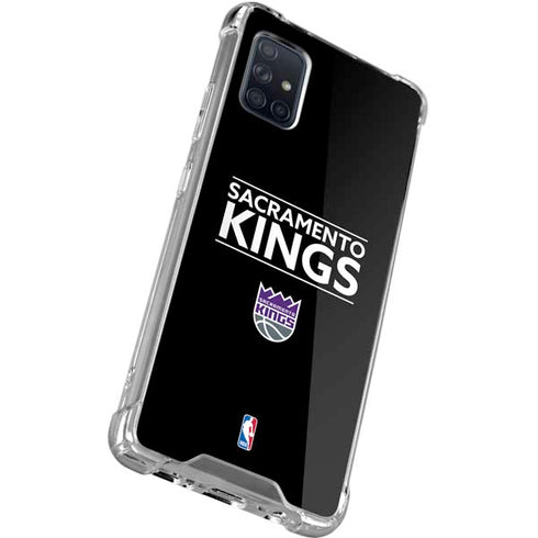 NBA Sacramento Kings Standard - Black Galaxy A51 5G Clear Case