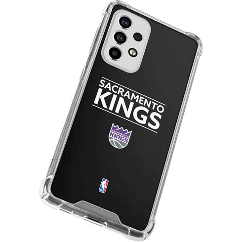 NBA Sacramento Kings Standard - Black Galaxy A53 5G Clear Case