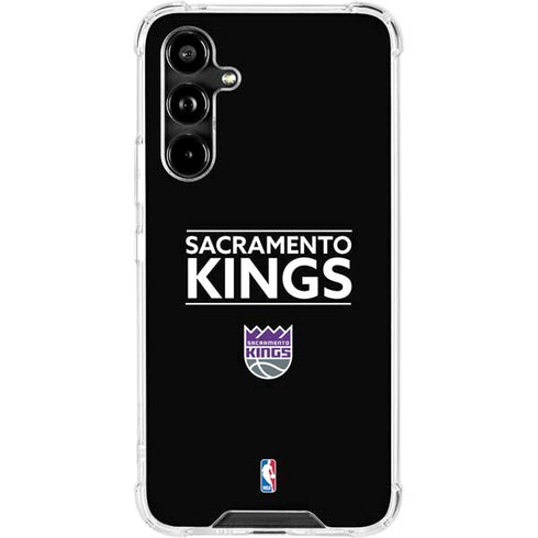 NBA Sacramento Kings Standard - Black Galaxy A54 5G Clear Case