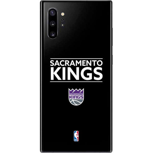 NBA Sacramento Kings Standard - Black Galaxy Note 10 Plus Skin
