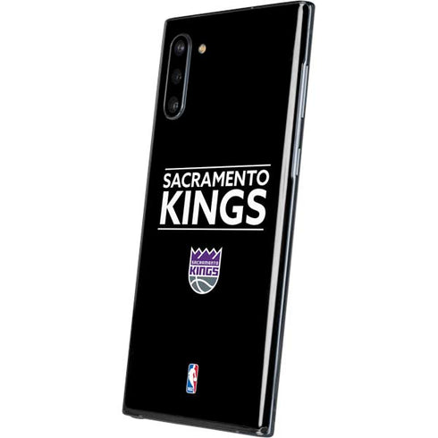 NBA Sacramento Kings Standard - Black Galaxy Note 10 Skin