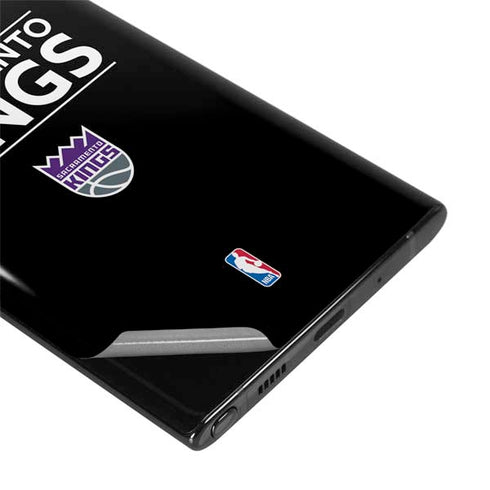 NBA Sacramento Kings Standard - Black Galaxy Note 10 Skin