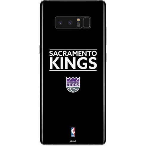 NBA Sacramento Kings Standard - Black Galaxy Note 8 Skin