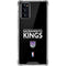 NBA Sacramento Kings Standard - Black Galaxy Note20 5G Clear Case