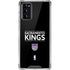 NBA Sacramento Kings Standard - Black Galaxy Note20 5G Clear Case