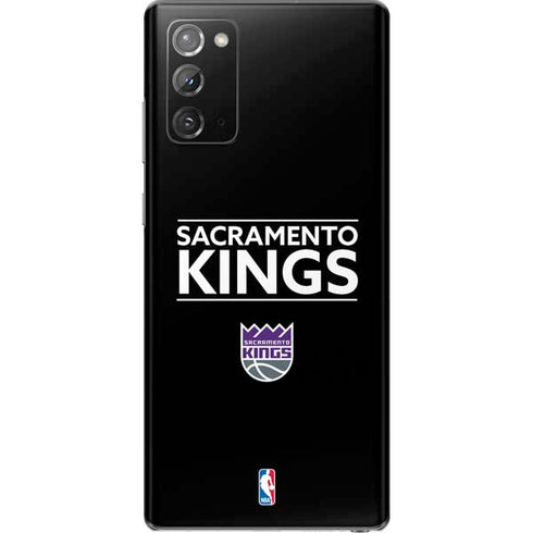 NBA Sacramento Kings Standard - Black Galaxy Note20 5G Skin