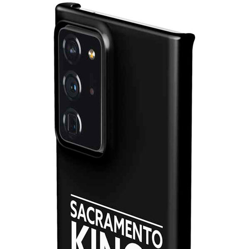 NBA Sacramento Kings Standard - Black Galaxy Note20 Ultra 5G Lite Case