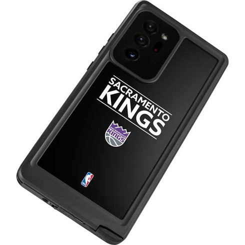 NBA Sacramento Kings Standard - Black Galaxy Note20 Ultra 5G Waterproof Case