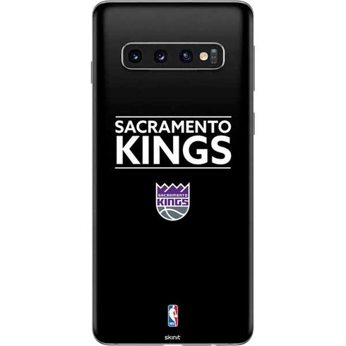 NBA Sacramento Kings Standard - Black Galaxy S10 Skin