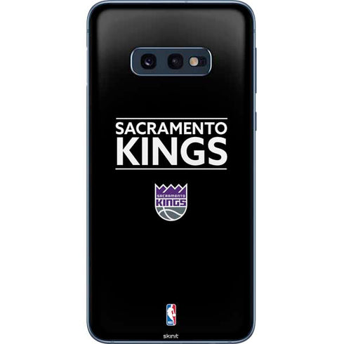 NBA Sacramento Kings Standard - Black Galaxy S10e Skin