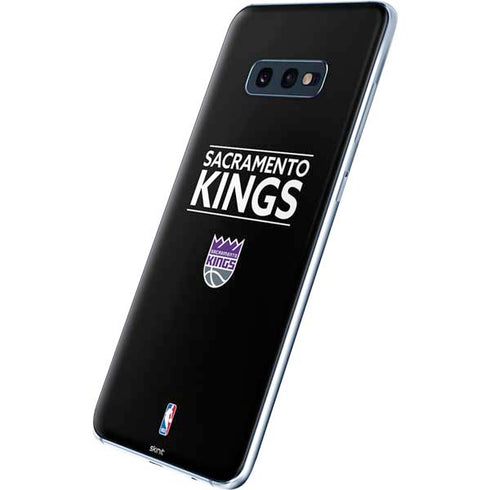 NBA Sacramento Kings Standard - Black Galaxy S10e Skin