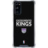 NBA Sacramento Kings Standard - Black Galaxy S20 FE Clear Case