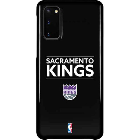 NBA Sacramento Kings Standard - Black Galaxy S20 Lite Case