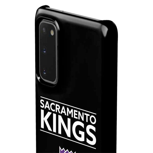 NBA Sacramento Kings Standard - Black Galaxy S20 Lite Case
