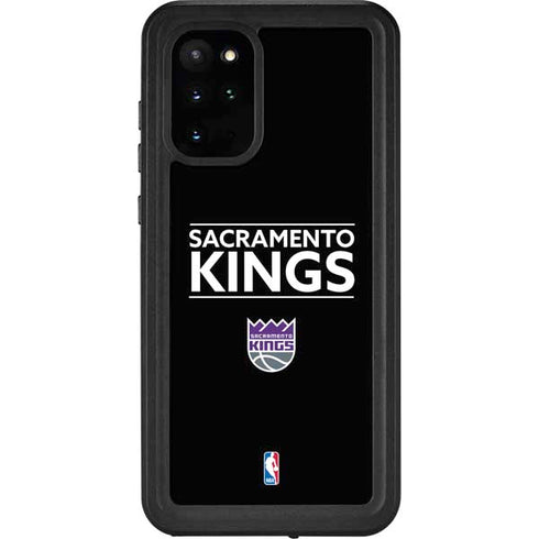 NBA Sacramento Kings Standard - Black Galaxy S20 Plus Waterproof Case