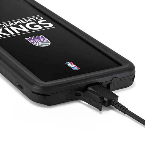 NBA Sacramento Kings Standard - Black Galaxy S20 Plus Waterproof Case