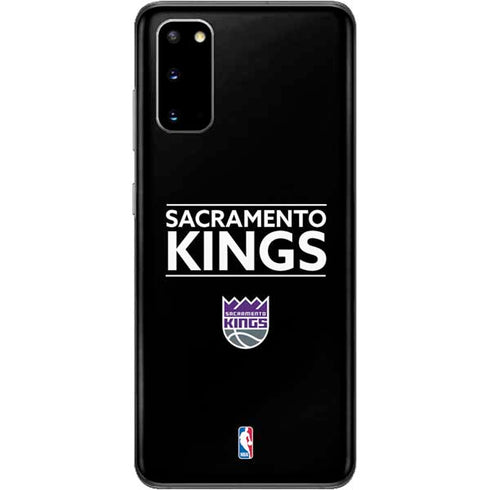 NBA Sacramento Kings Standard - Black Galaxy S20 Skin